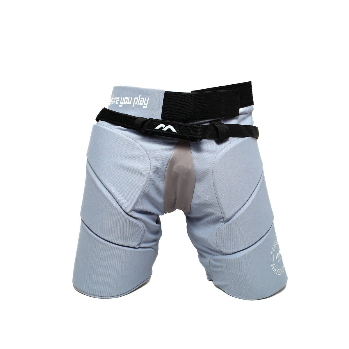 Mercian Junior Genesis 3 Goalkeeper Shorts - Silver Grey Flexible Protection