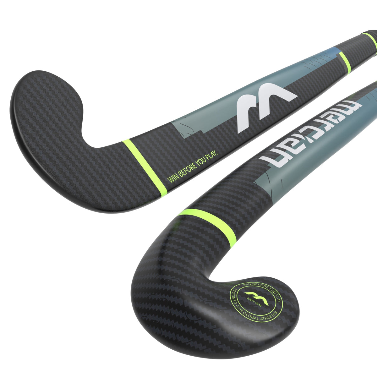 HSELCK9525ULT Hockey Stick Elite CK95 Ultimate_2 Sticks Angled Head to Handle