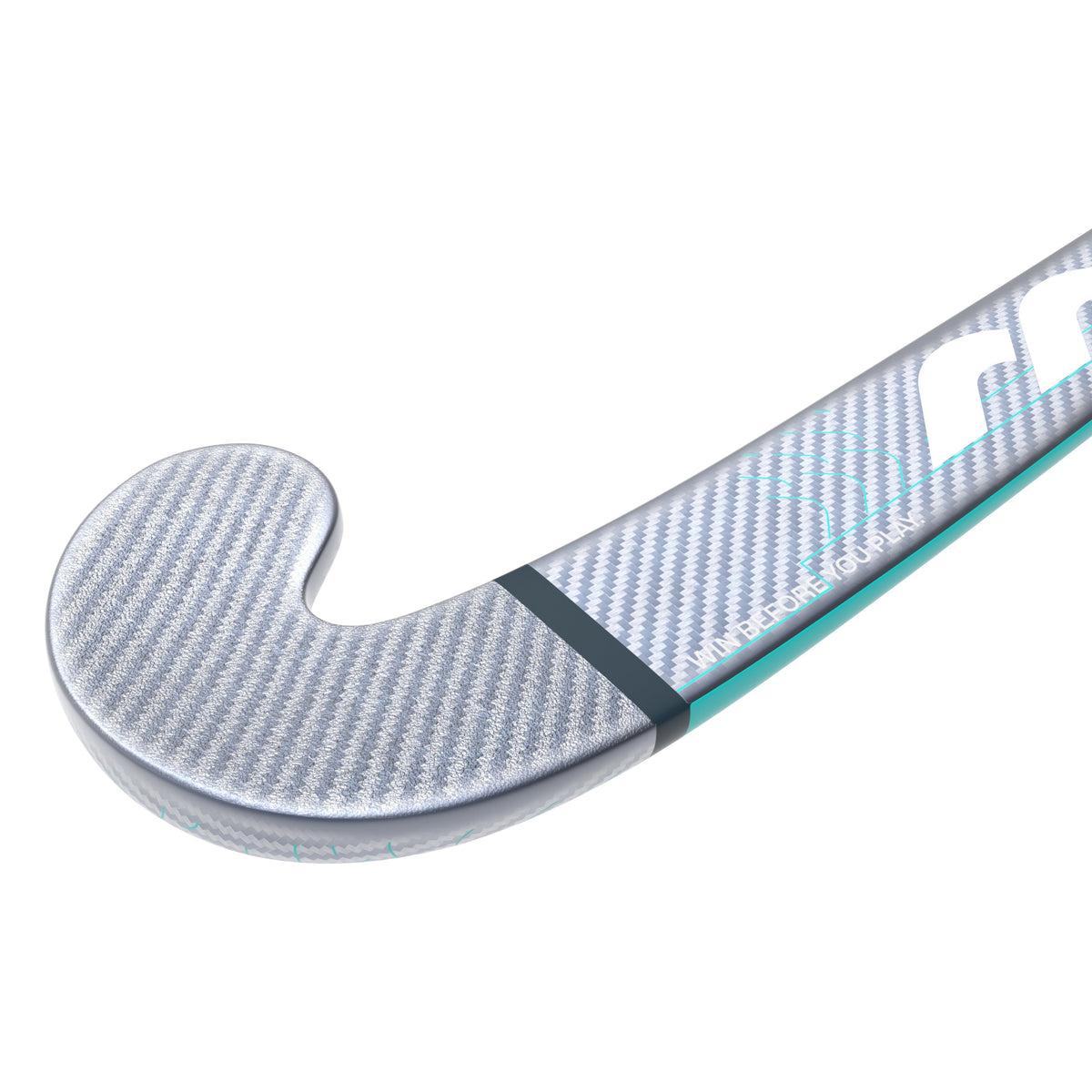 HSEVCKF7525DSH Hockey Stick EVOLUTIONCKF75_DSH_Teal_Angled Stick Face