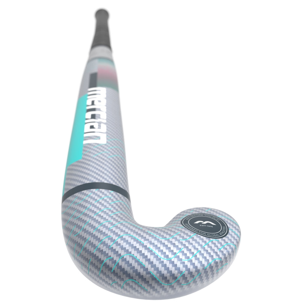 HSEVCKF7525DSH Hockey Stick EVOLUTIONCKF75_DSH_Teal_Full Length Rear Head to Handle