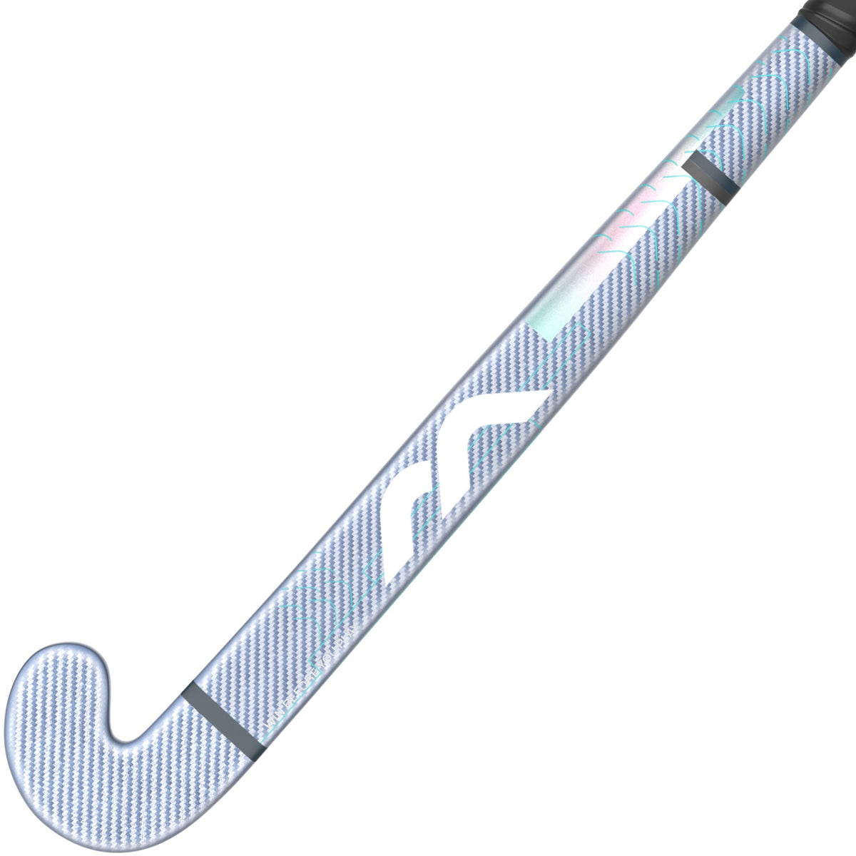 HSEVCKF7525ULT Hockey Stick EVOLUTION CKF75 UltimateV2_Teal_Flat Front HALF
