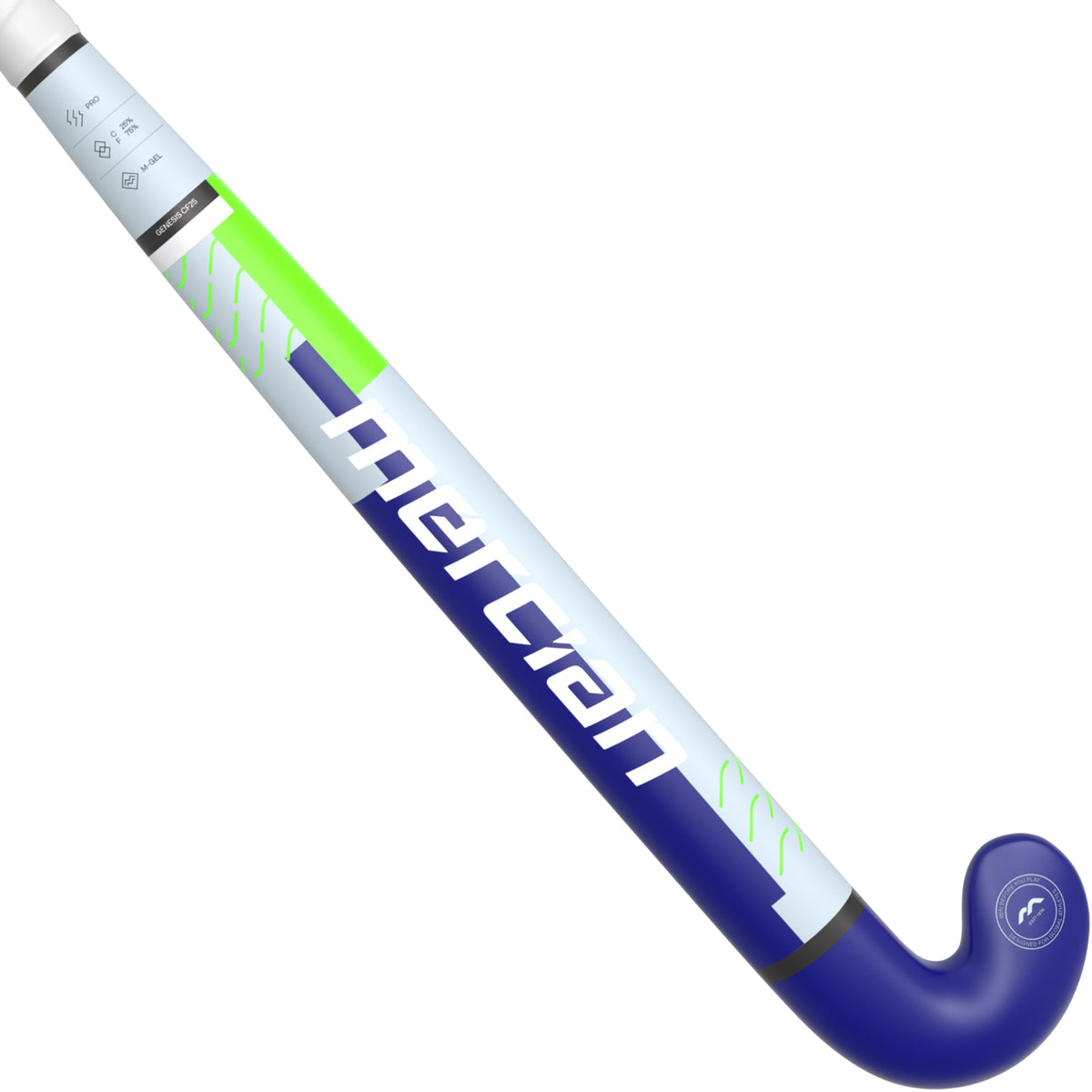 HSGECF2525PRO Hockey Stick NVY CF25 Problue_Flat Back HALF