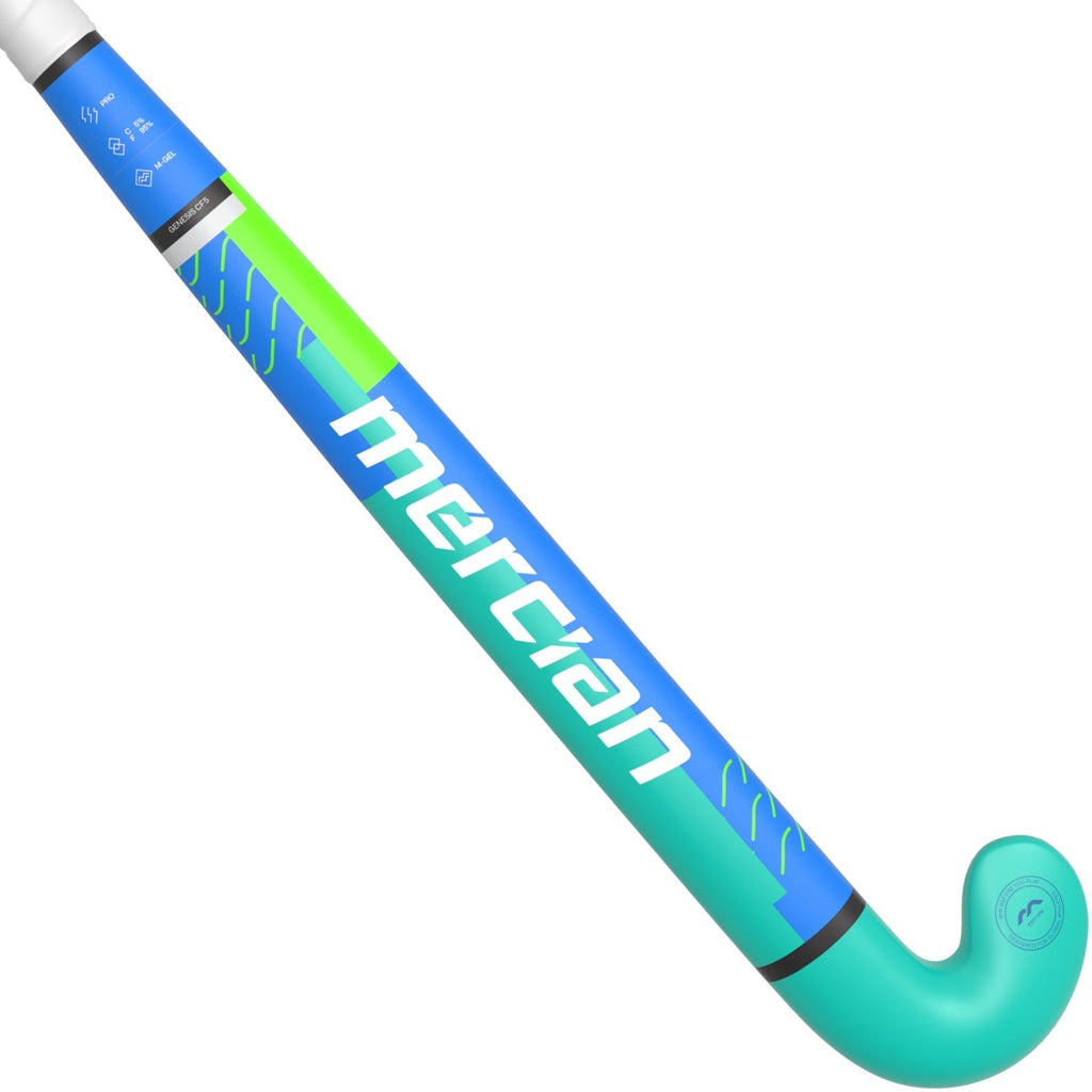 HSGECF5 Hockey Stick TEAL CF5 Teal Pro_Flat Back HALF