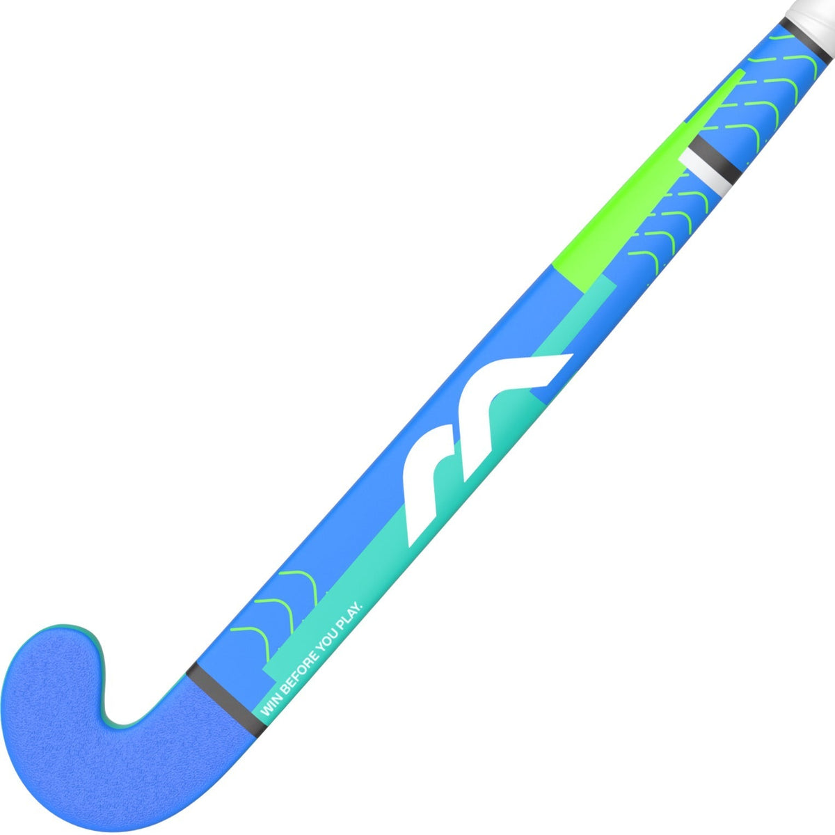 HSGECF5 Hockey Stick TEAL CF5 Teal Pro_Flat Front HALF