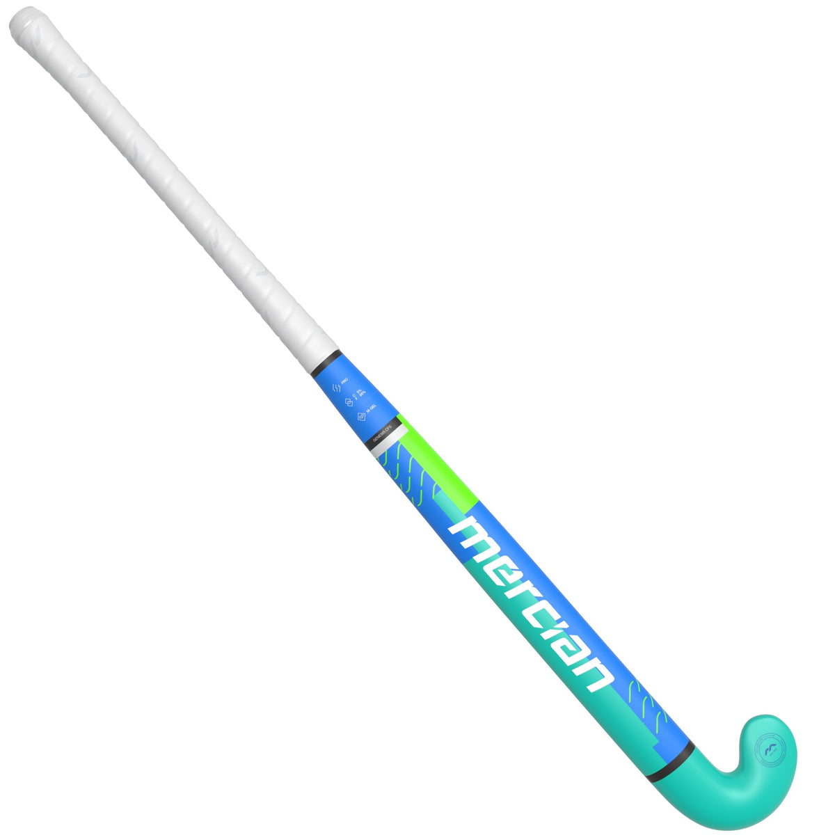 HSGECF5 Hockey Stick TEAL CF5 Teal Pro_Flat back