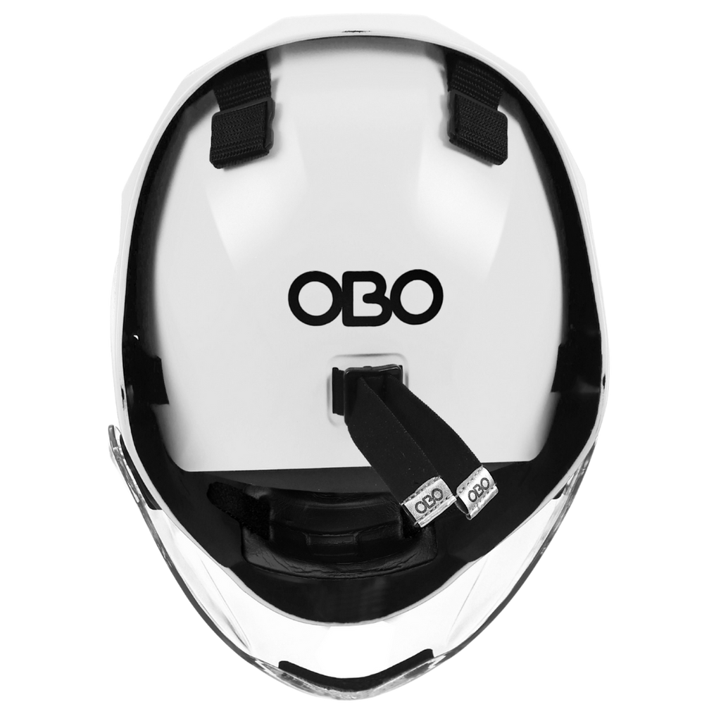 ABS Helmet White with Throat Guard