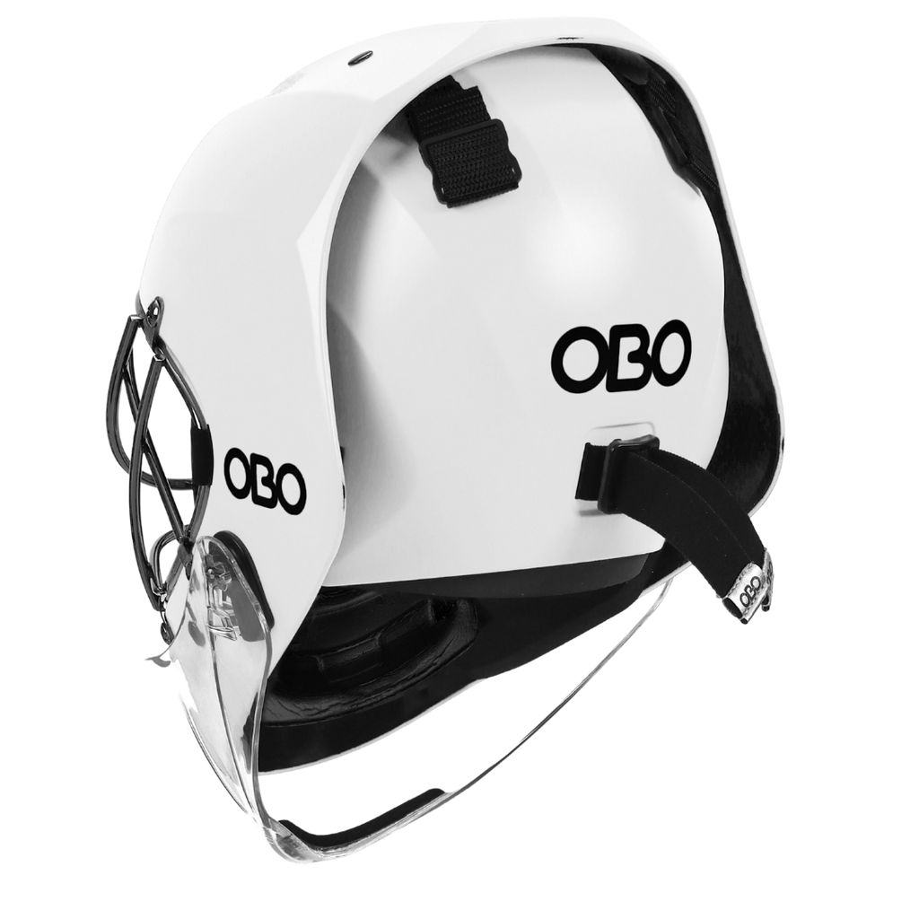 ABS Helmet White with Throat Guard