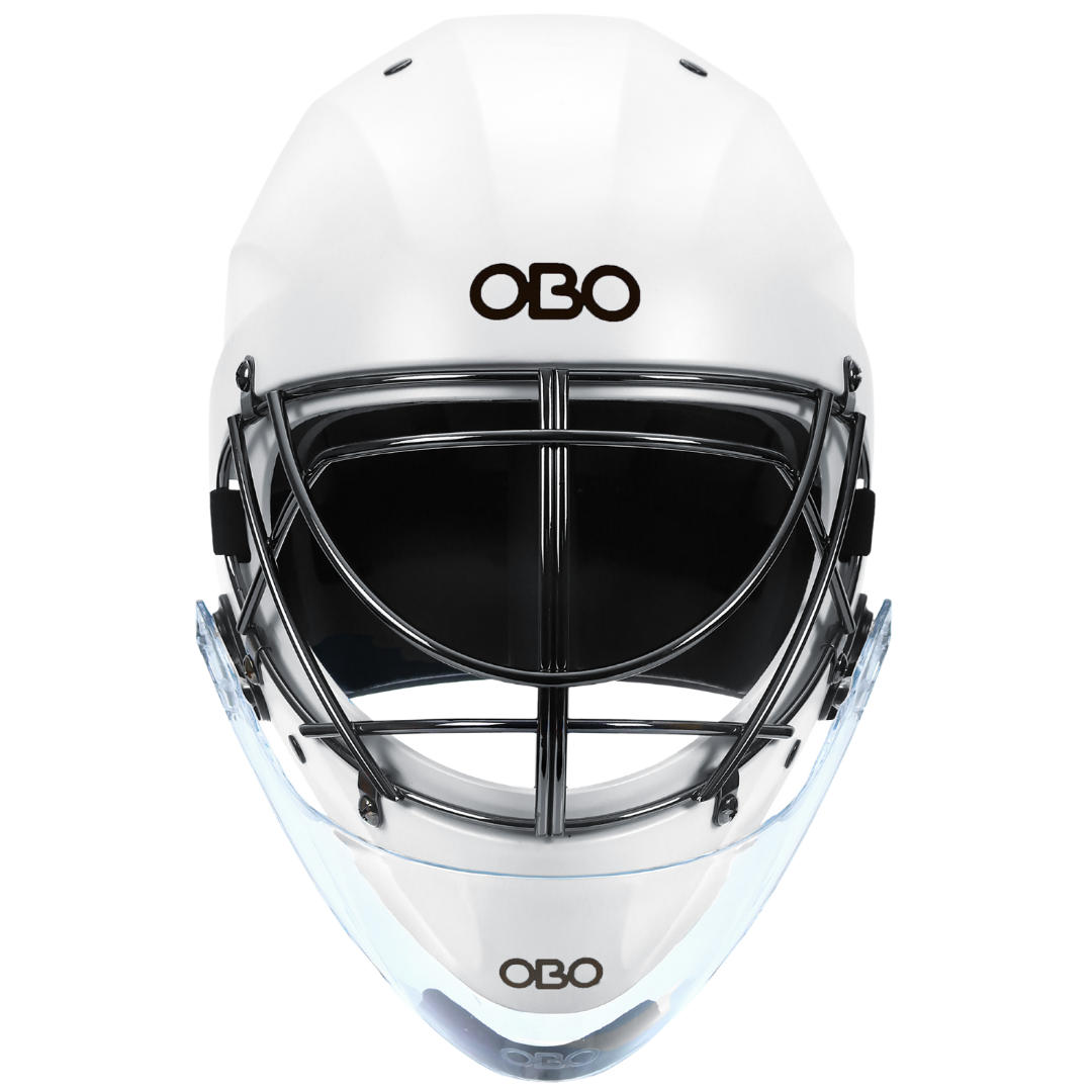 ABS Helmet White with Throat Guard