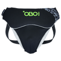 OBO | OBO ROBO Groin Guard Male | ROBO Groin Guard Male - Black/Green / One Size | Total Hockey