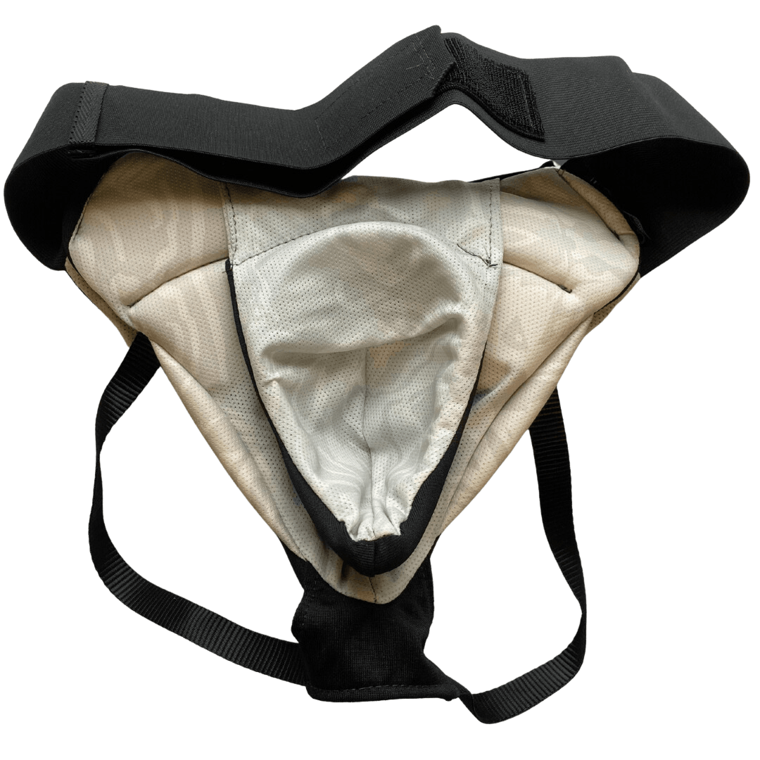 OBO | OBO ROBO Groin Guard Male | ROBO Groin Guard Male - Black/Green / One Size | Total Hockey