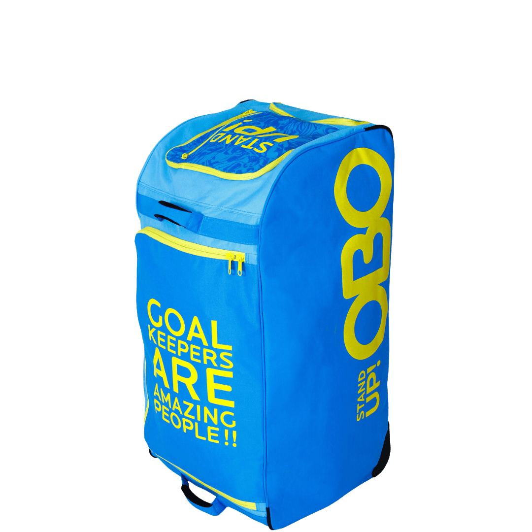 OBO | OBO Stand-Up Wheelie Bag Blue/Sky Blue | Stand-Up Wheelie Bag Blue/Sky Blue - Blue/Sky Blue | Total Hockey