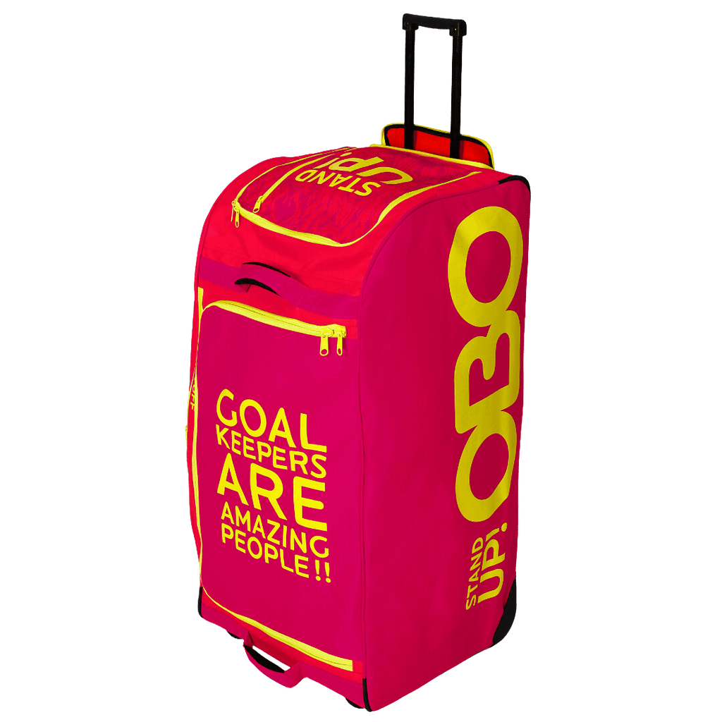 OBO | OBO Stand-Up Wheelie Bag Magenta/Pink | Stand-Up Wheelie Bag Magenta/Pink - Magenta/Pink | Total Hockey
