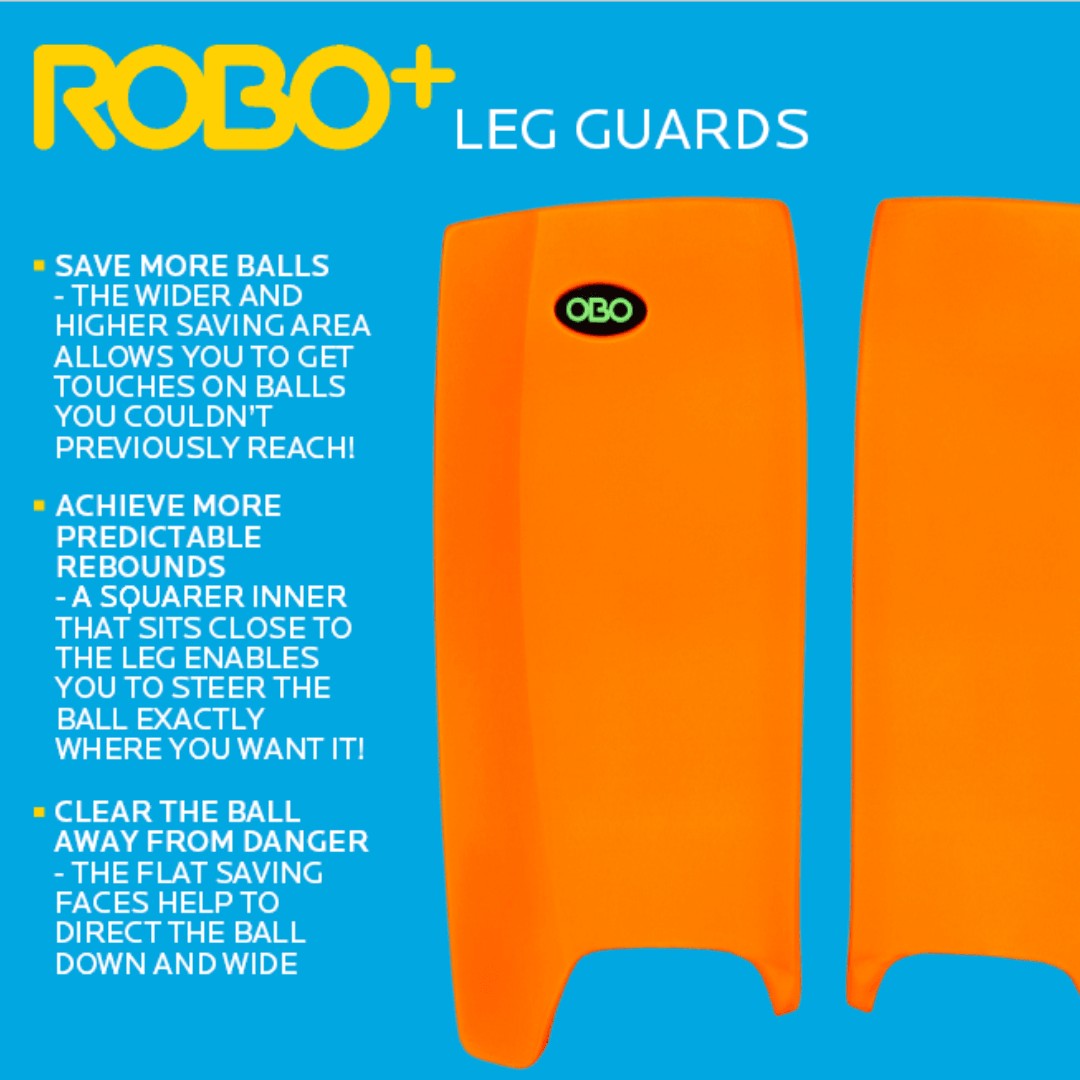 OBO | OBO ROBO PLUS Legguards Pink | ROBO PLUS Legguards Pink - Medium / Pink | Total Hockey